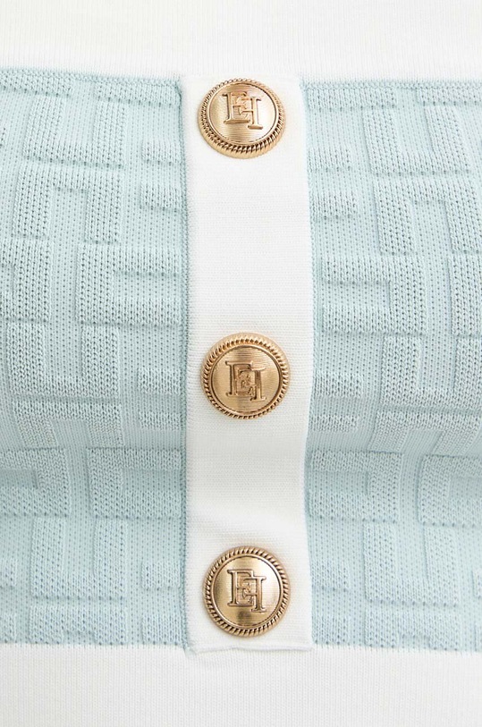 Elisabetta Franchi top TK15B42E2 zöld
