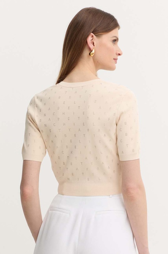 Odzież Elisabetta Franchi kardigan MK04B42E2 beżowy