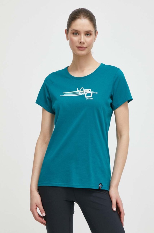 LA Sportiva tricou Stripe Cube verde O94733733