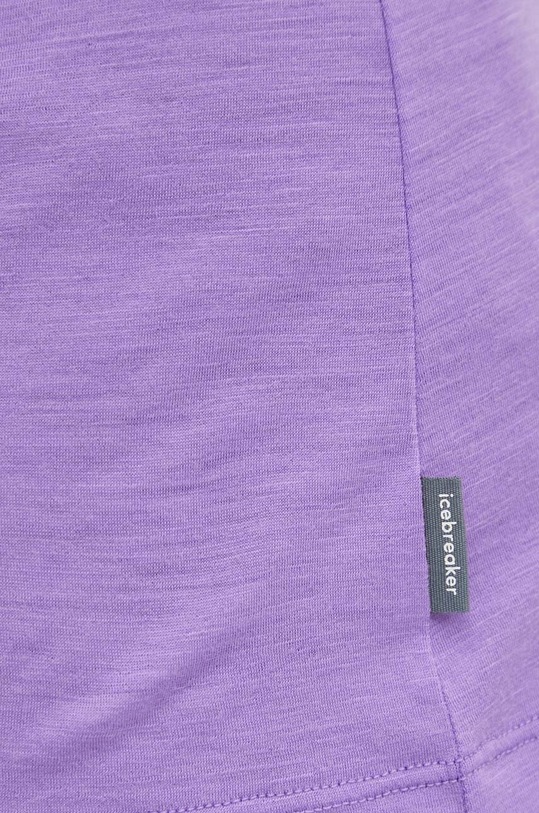 Icebreaker t-shirt sportowy Merino 150 Tech Lite III fioletowy IB0A56Y8B731