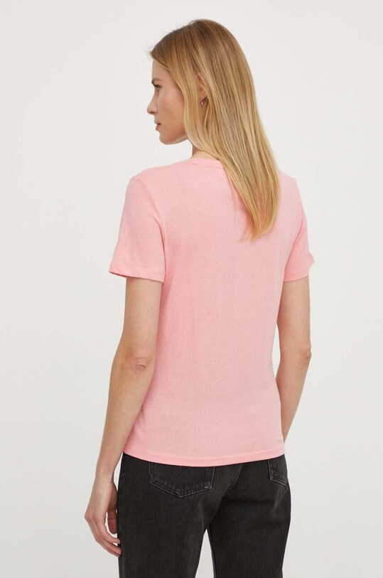 Îmbrăcăminte Tommy Jeans tricou din bumbac DW0DW14616 roz