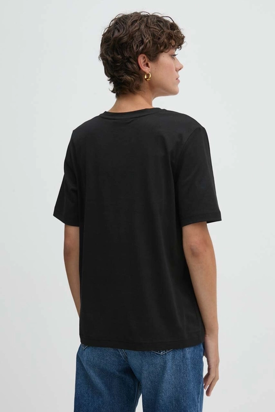 Îmbrăcăminte Lacoste tricou din bumbac TF7300 negru