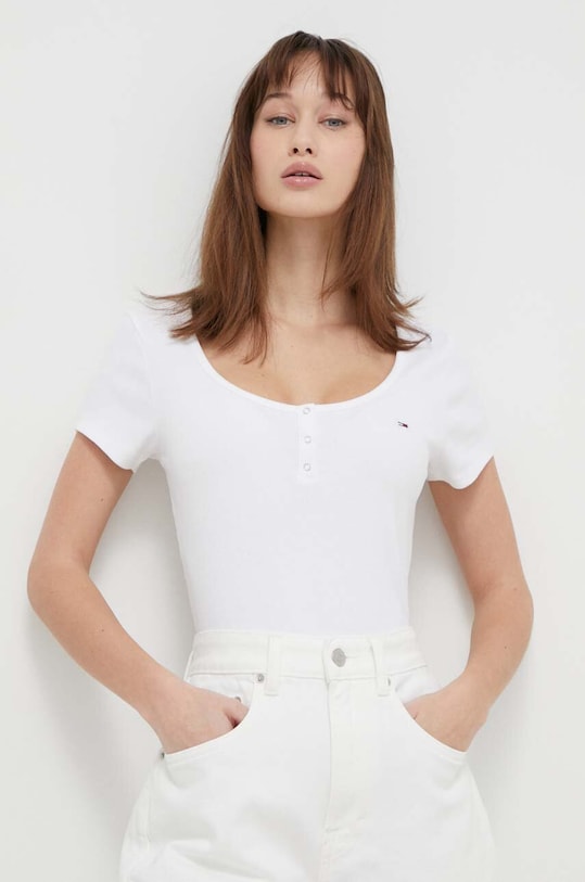Tommy Jeans t-shirt 2-pack z elastanem multicolor DW0DW17882