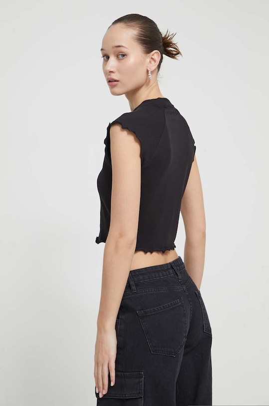 Одяг Топ Tommy Jeans DW0DW17884 чорний