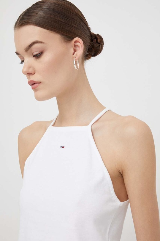 Top Tommy Jeans λευκό DW0DW17885