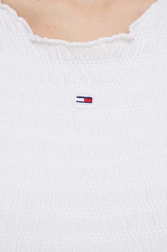 Tommy Jeans tricou DW0DW17888 alb