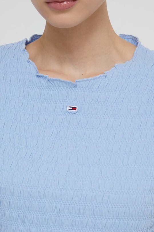 Tričko Tommy Jeans DW0DW17888 modrá
