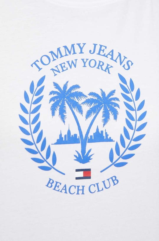 Tommy Jeans t-shirt bawełniany DW0DW17835 biały