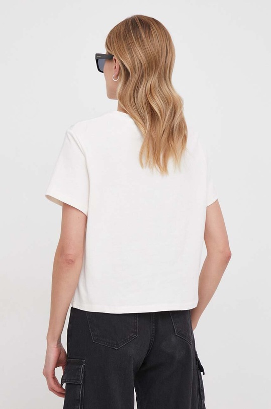 Odzież Tommy Jeans t-shirt bawełniany DW0DW18126 beżowy