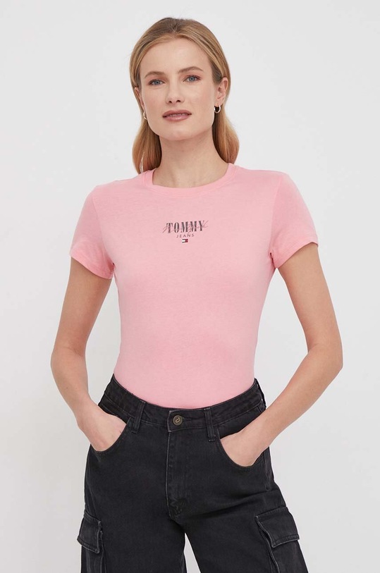 Μπλουζάκι Tommy Jeans 2-pack στάμπα πολύχρωμο DW0DW18142