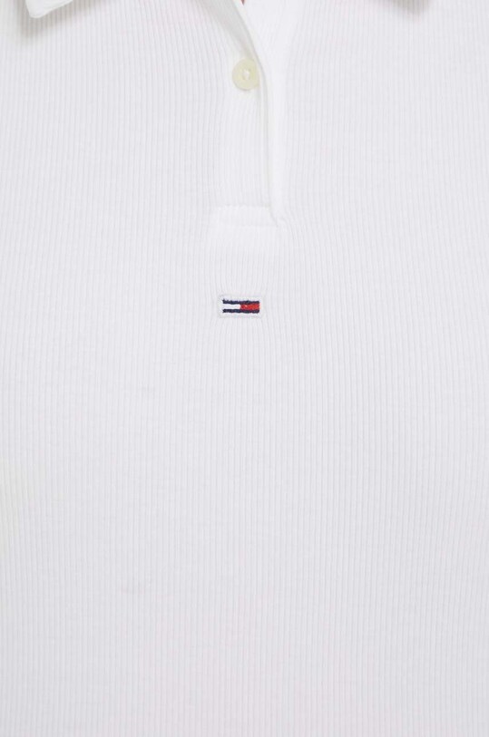 Polo tričko Tommy Jeans DW0DW18315 bílá