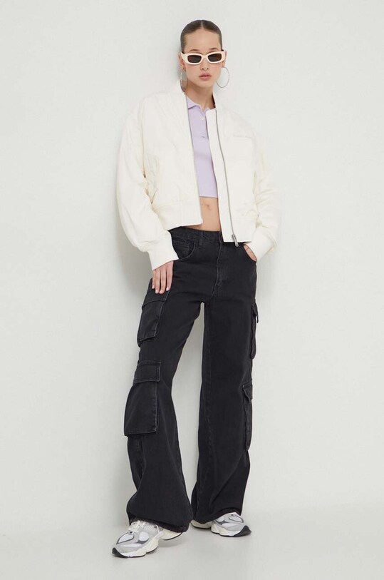 Поло Tommy Jeans DW0DW18315 фиолетовой SS24