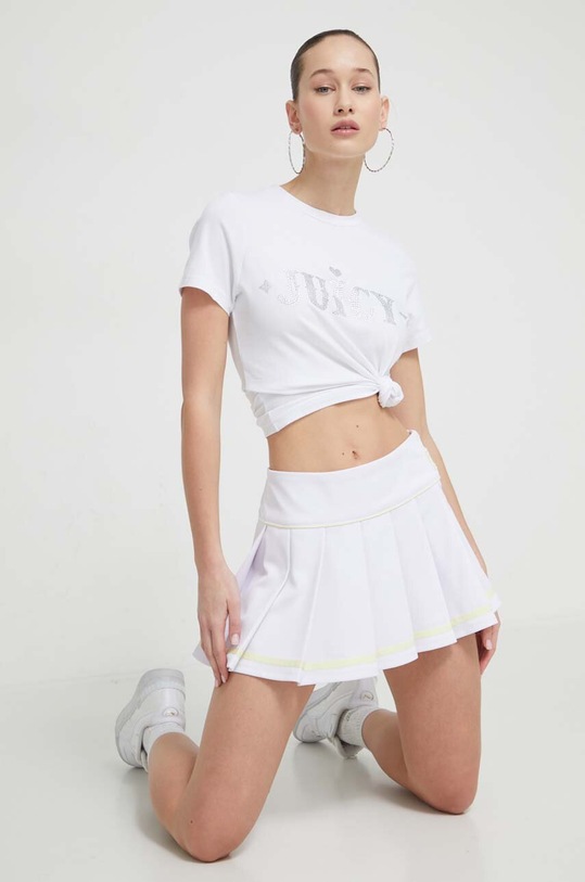 Juicy Couture t-shirt JCBCT223826.117 biały SS24
