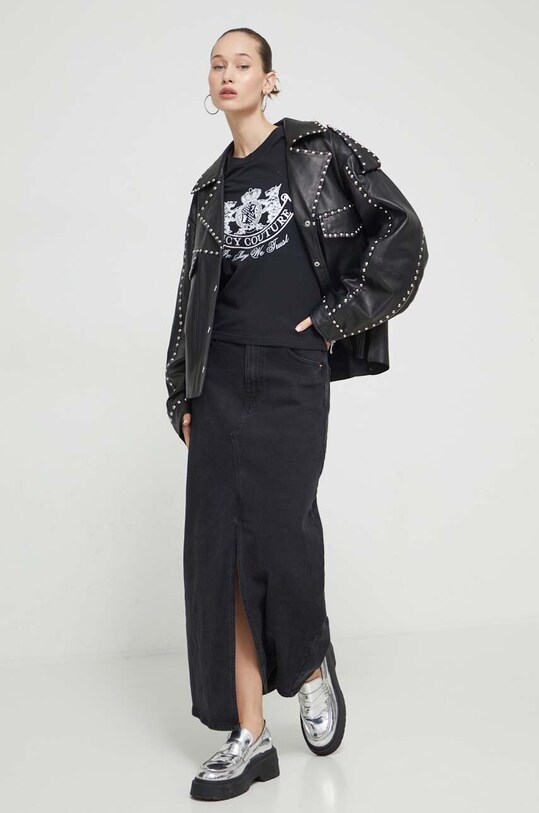 Juicy Couture t-shirt JCBCT224816.101 nero SS24