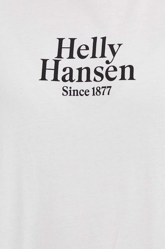 Бавовняна футболка Helly Hansen білий 54080