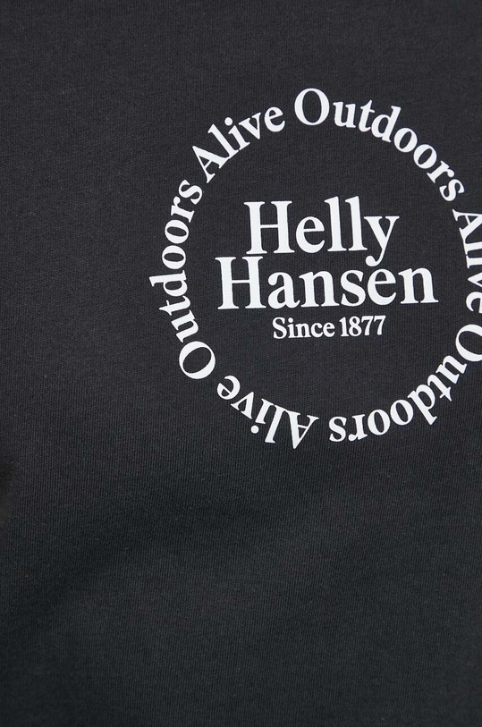 Helly Hansen t-shirt in cotone 54080 nero