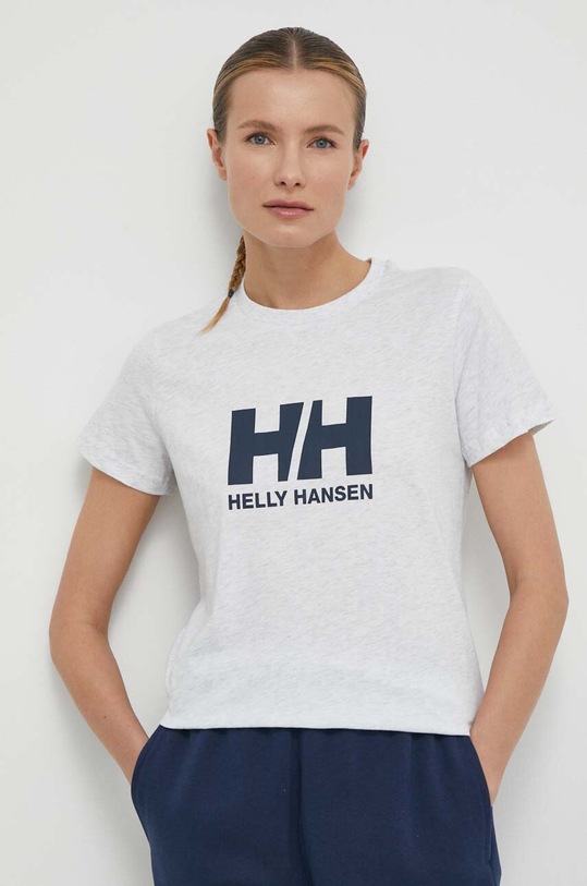 Helly Hansen t-shirt bawełniany szary 34465