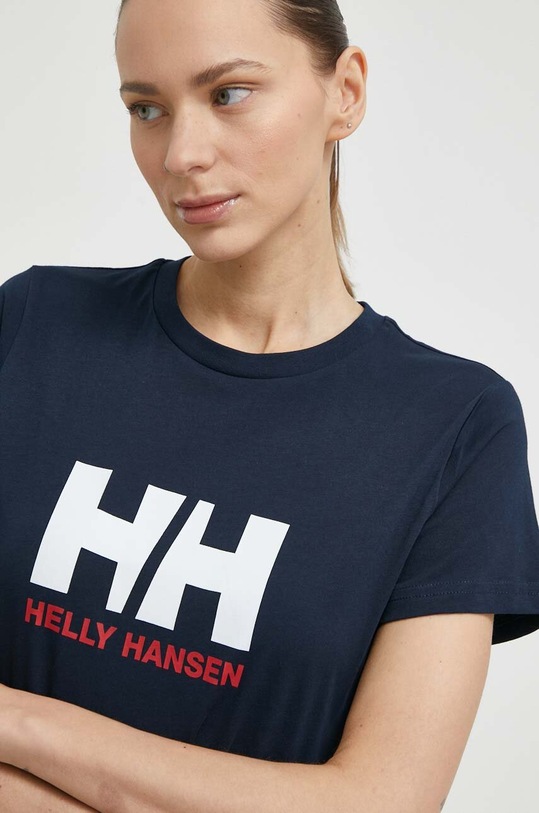 Helly Hansen tricou din bumbac bleumarin 34465