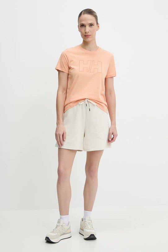 Helly Hansen t-shirt 63192 arancione SS25