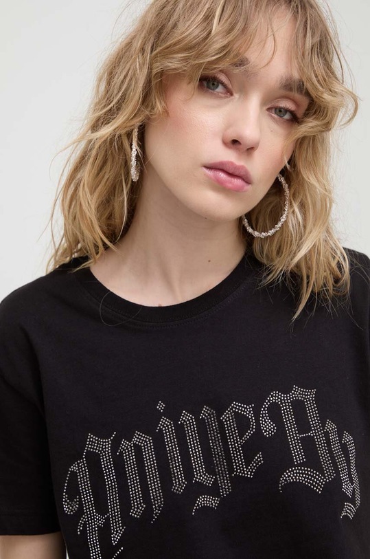 Aniye By tricou din bumbac negru 185344