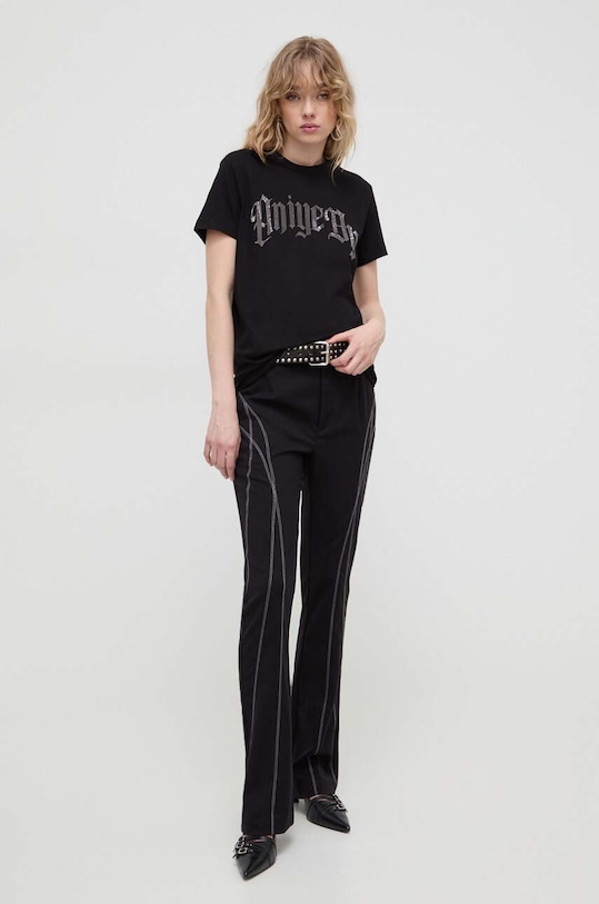 Бавовняна футболка Aniye By 185169 чорний SS24