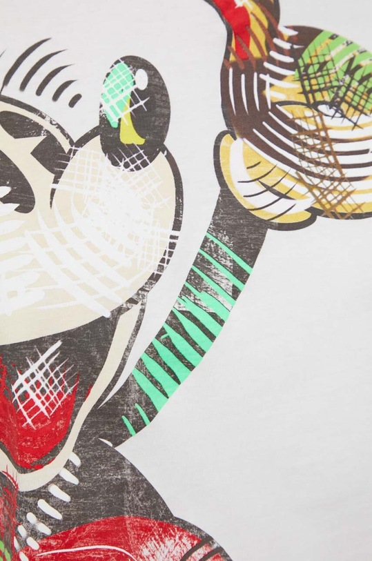 Desigual pamut póló x Disney fehér 24SWTKAR