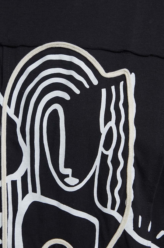 Pamučna majica Desigual TRISTAN 24SWTKB0 crna