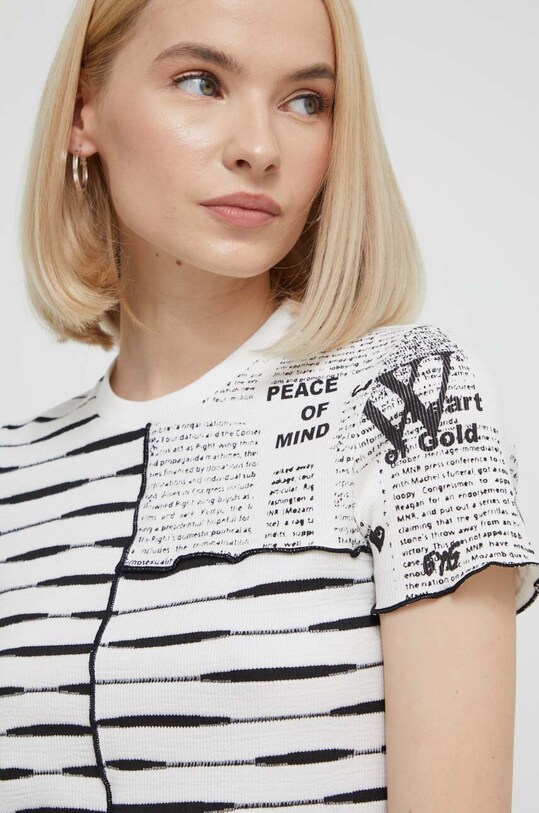 Tričko Desigual LOU bílá 24SWTKA8