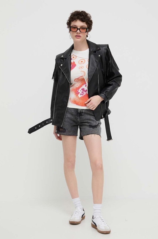 Desigual tricou ORAN 24SWTK96 bej SS24