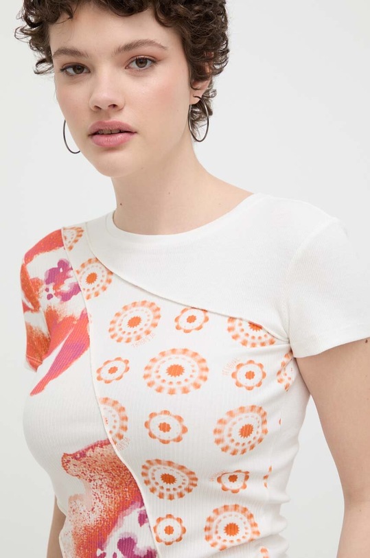 Desigual tricou ORAN bej 24SWTK96