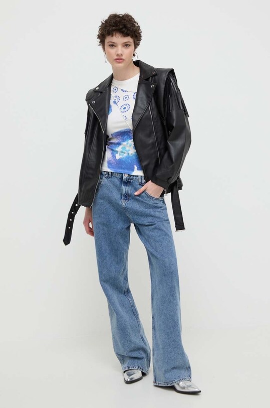 Μπλουζάκι Desigual ORAN 24SWTK96 μπλε SS24