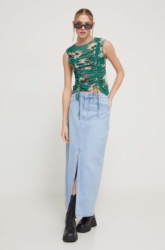 Top Desigual 24SWTK24 zelená SS24