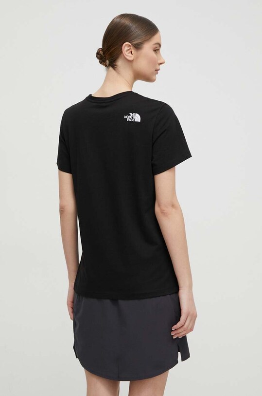 Oblečení Bavlněné tričko The North Face W S/S Relaxed Fine Tee NF0A87NEJK31 černá