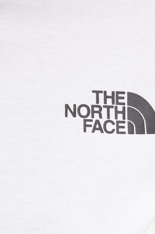 The North Face t-shirt bawełniany W S/S Redbox Slim Tee biały NF0A87NMFN41