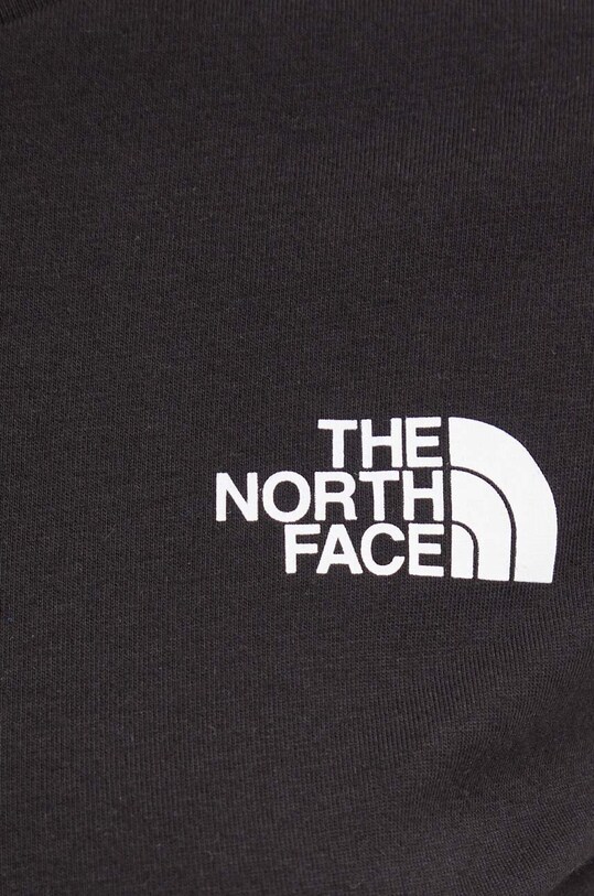 The North Face tricou din bumbac W S/S Redbox Slim Tee NF0A87NMJK31 negru