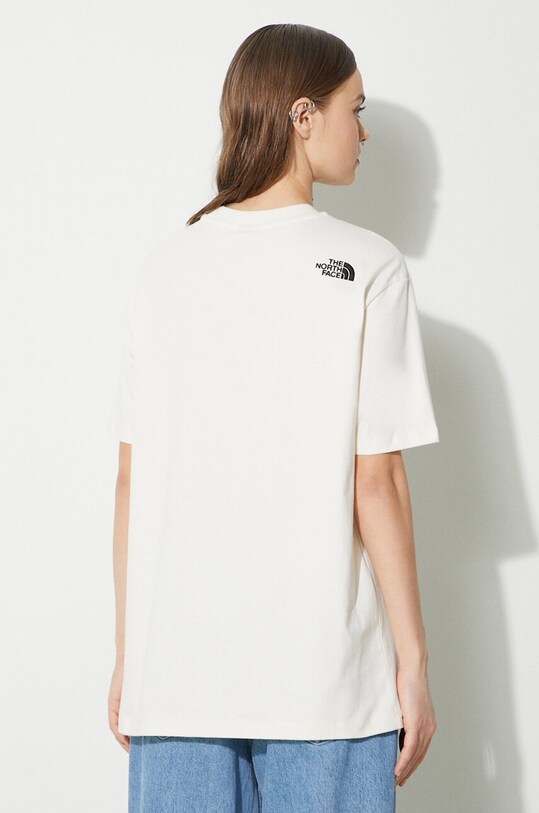 Ρούχα Βαμβακερό μπλουζάκι The North Face W S/S Essential Oversize Tee NF0A87NQQLI1 μπεζ