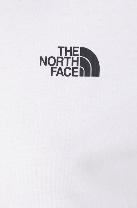 Μπλουζάκι The North Face W Simple Dome Cropped Slim Tee NF0A87U4FN41 λευκό