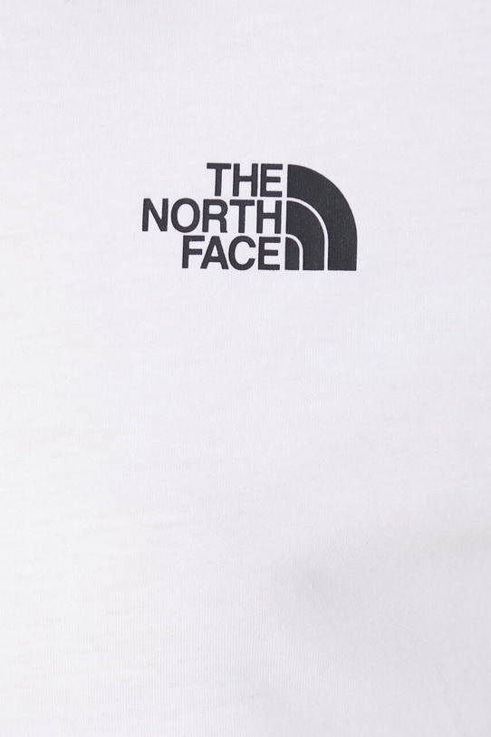 The North Face tricou W Simple Dome Cropped Slim Tee NF0A87U4FN41 alb