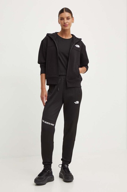 The North Face t-shirt W Simple Dome Cropped Slim Tee NF0A87U4JK31 czarny SS25