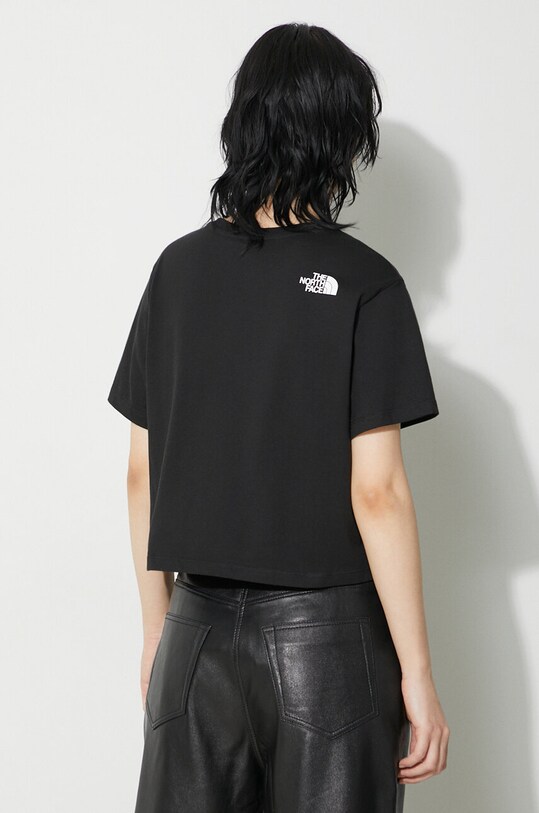 Ρούχα Μπλουζάκι The North Face W Simple Dome Cropped Slim Tee NF0A87U4JK31 μαύρο