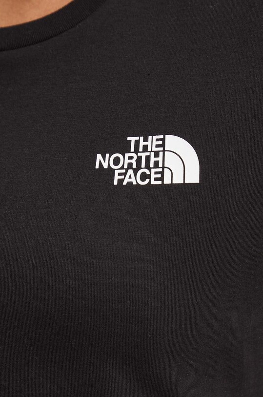 The North Face t-shirt W Simple Dome Cropped Slim Tee NF0A87U4JK31 czarny