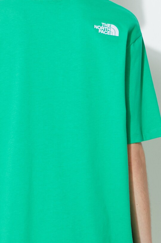 The North Face cotton t-shirt W S/S Essential Oversize Tee green NF0A87NQPO81