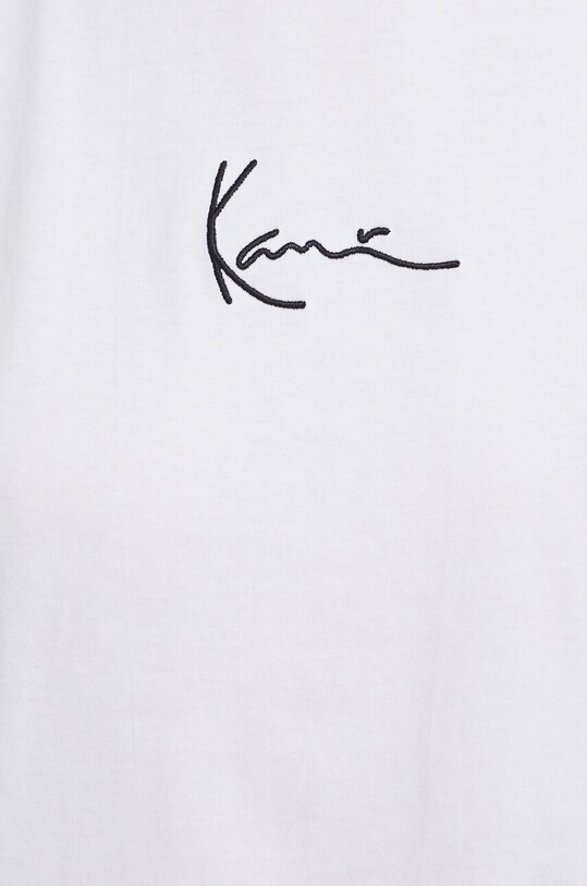 Bombažna kratka majica Karl Kani 6137812 bela