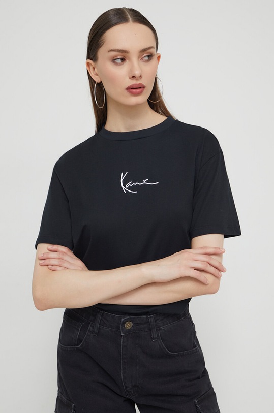 Karl Kani t-shirt in cotone nero 6137813