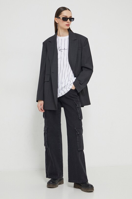 Karl Kani tricou din bumbac 6137270 alb SS24