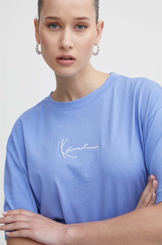 Karl Kani t-shirt bawełniany 6137732 niebieski