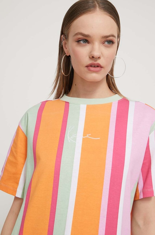 Karl Kani t-shirt bawełniany multicolor 6137741