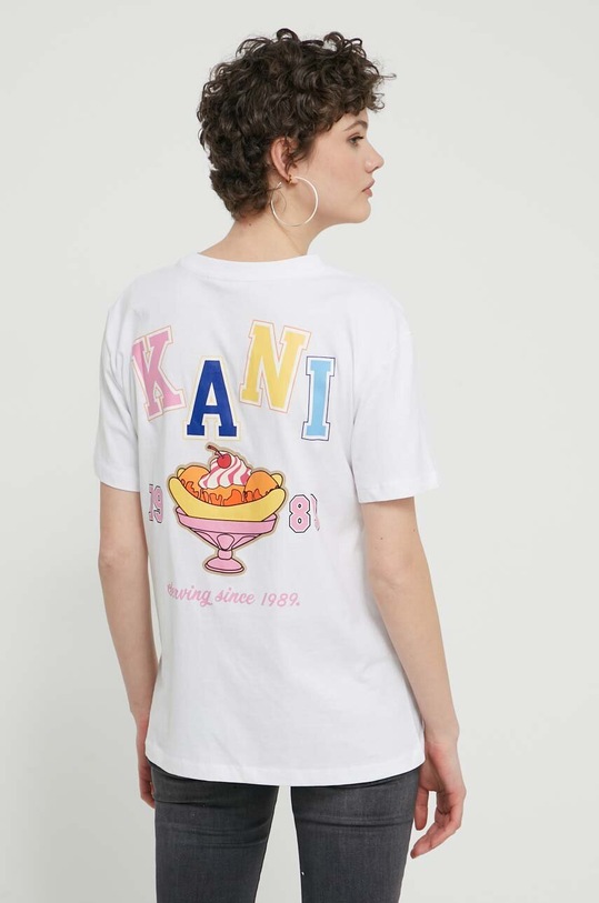 Karl Kani t-shirt bawełniany biały 6137743