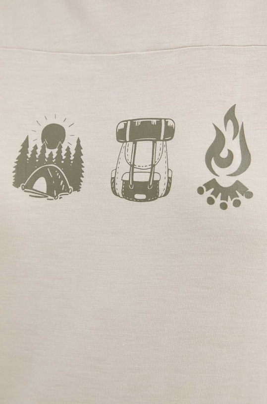 Viking t-shirt sportowy Likelo 500.26.6666 beżowy