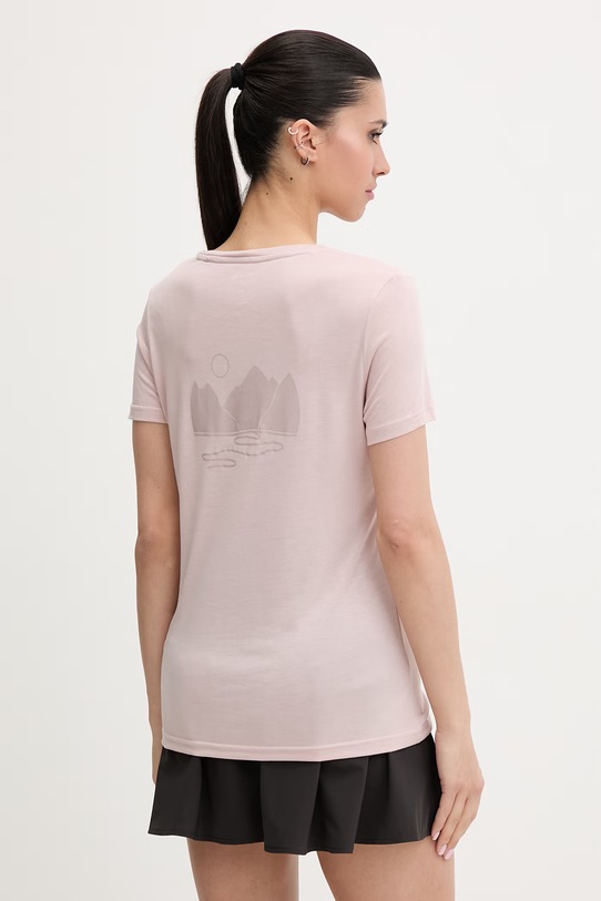 Viking T-shirt trekkingowy damski Morain różowy 500.26.7111